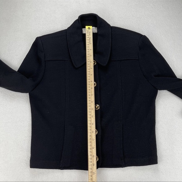 St. John Collection by Marie Gray Sz 6 Suit Jacket Knit Blazer Old Money Luxury - Picture 9 of 12